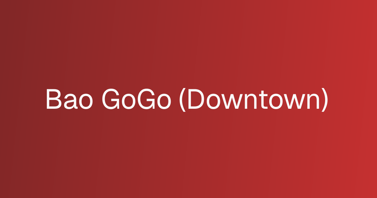Bao GoGo